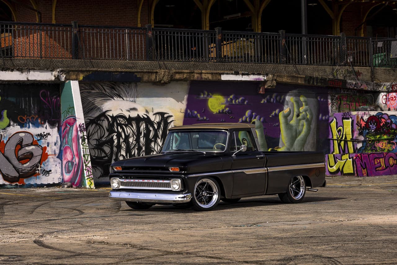 Front view of 1964 Chevrolet C10 with wheels