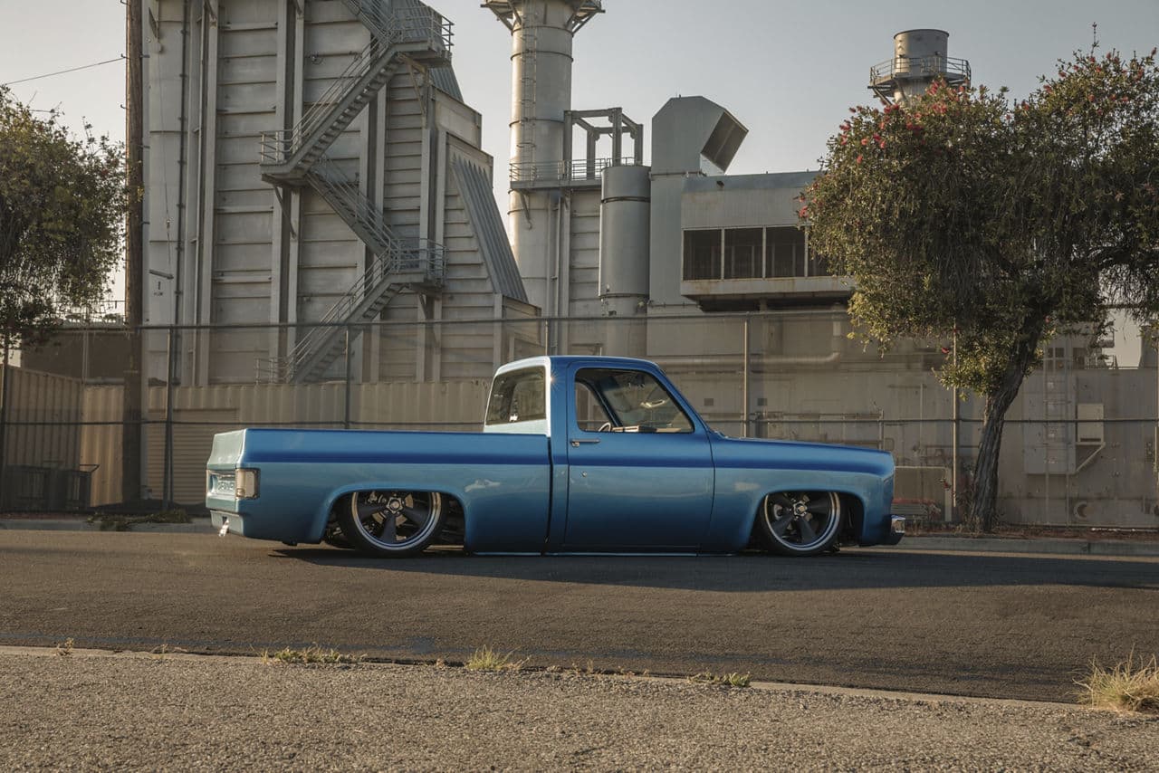 Front view of 1967 Chevrolet C10 with wheels