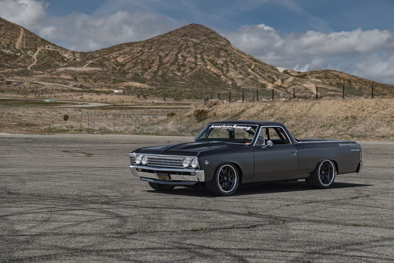 Front view of 1967 Chevrolet El Camino with wheels