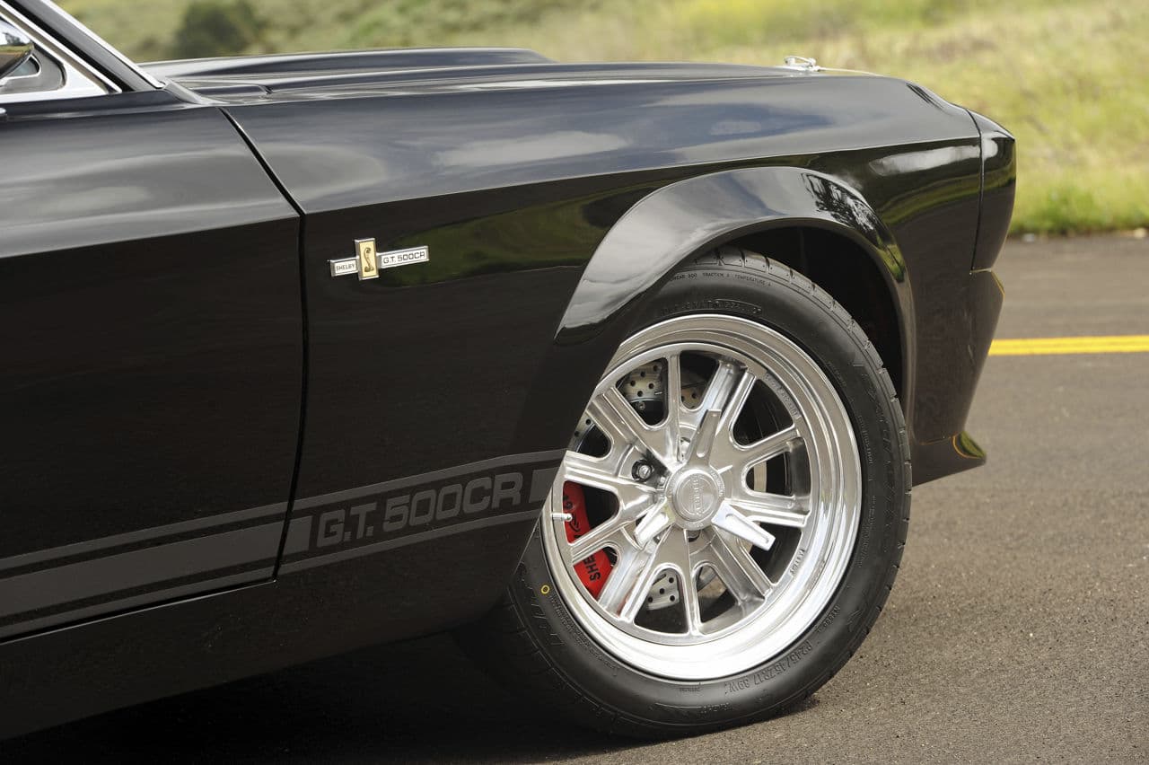 Interior of 1967 Ford Mustang GT500 with wheels