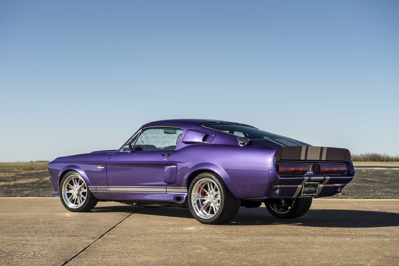 Front view of 1967 Ford Mustang GT500 with wheels