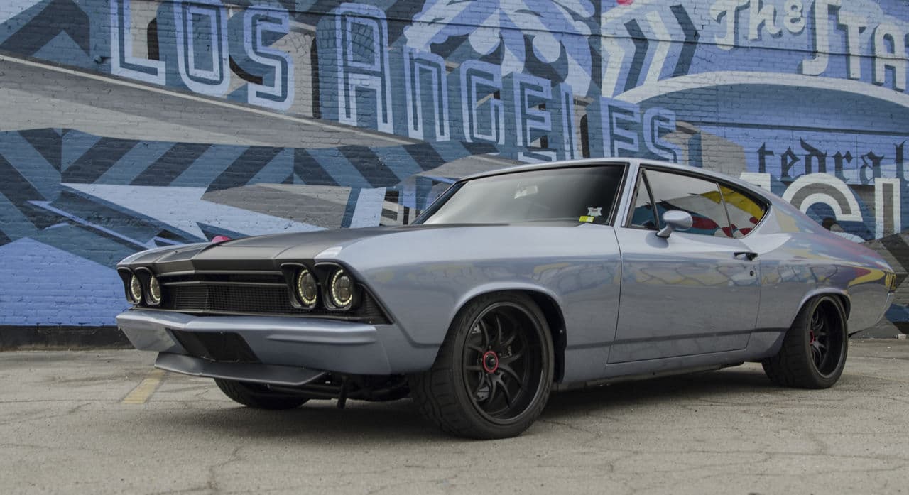 Front view of 1968 Chevrolet Chevelle with wheels