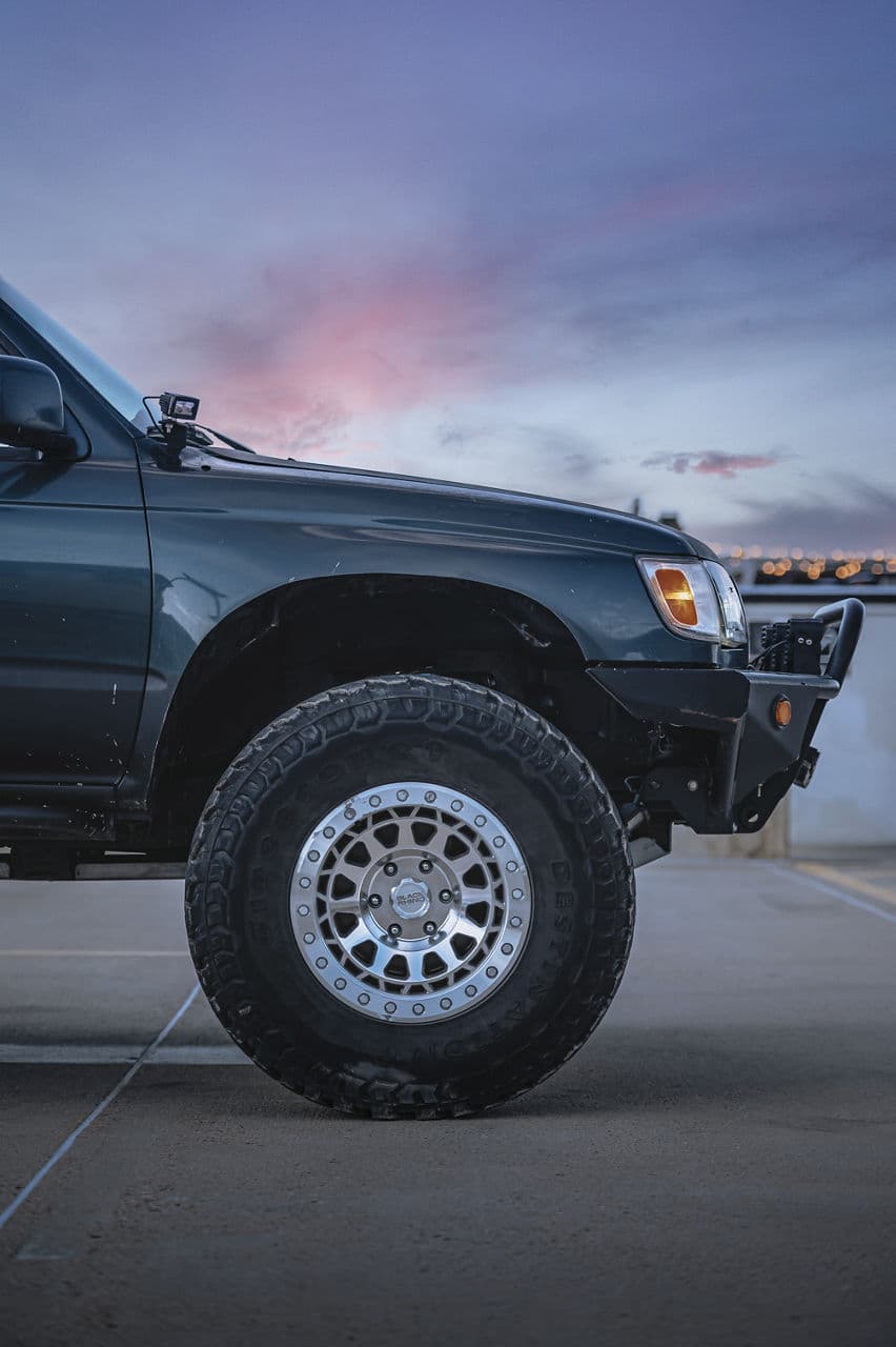 Detail view of 1997 Toyota 4Runner with wheels