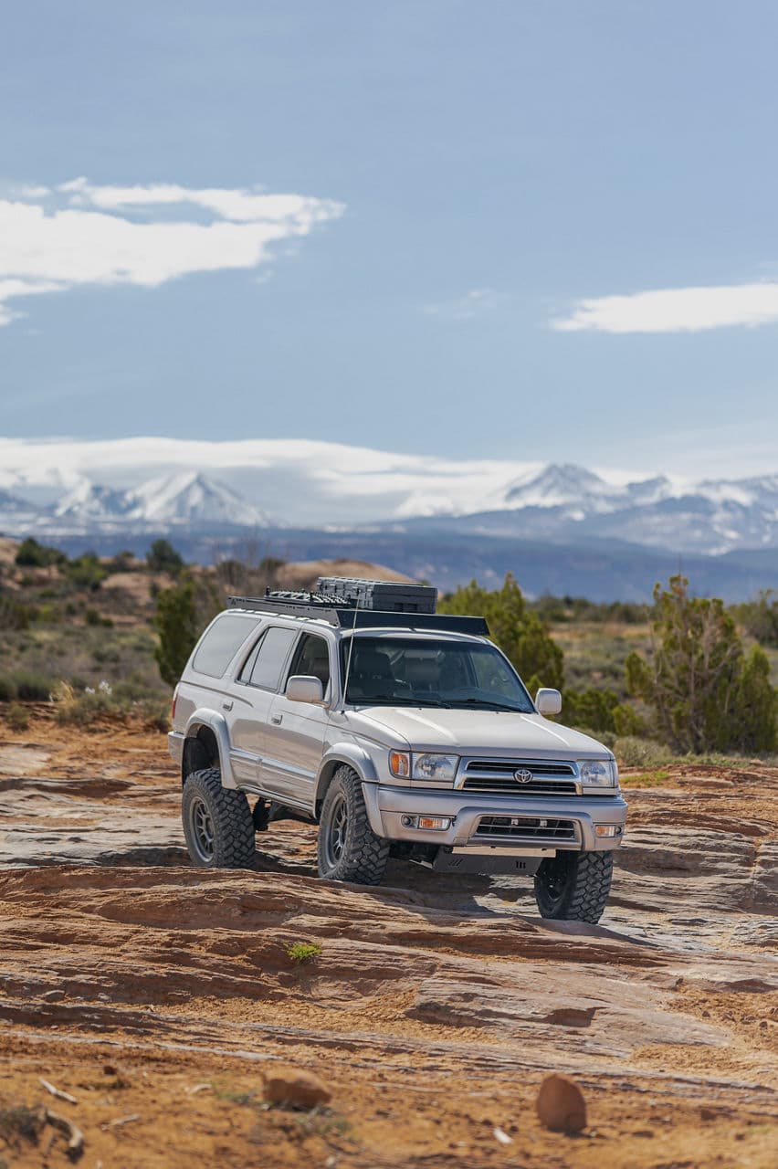 Rear view of 1999 Toyota 4Runner with wheels