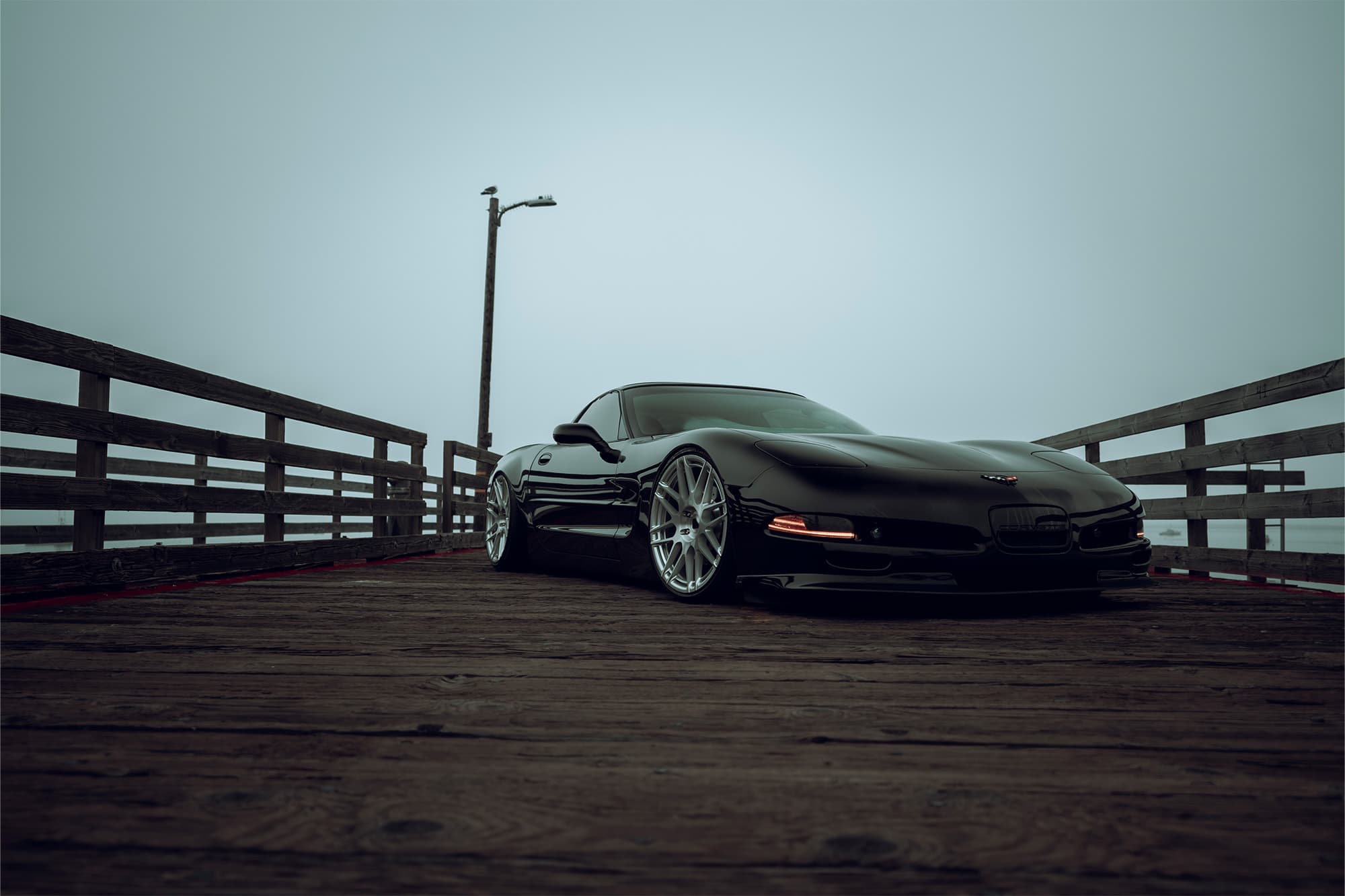 2001 Chevrolet Corvette — wheels, front view
