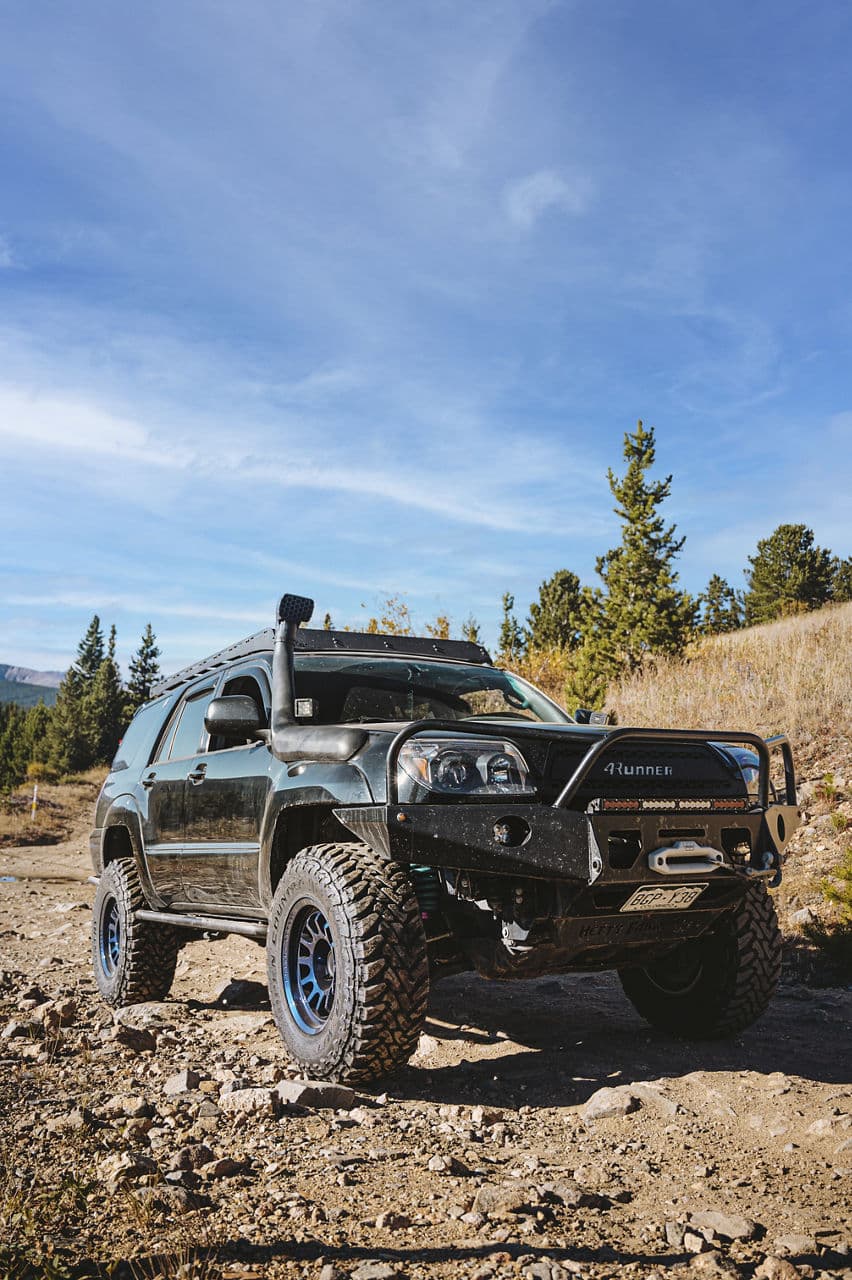 Interior of 2005 Toyota 4Runner with vehicle wraps