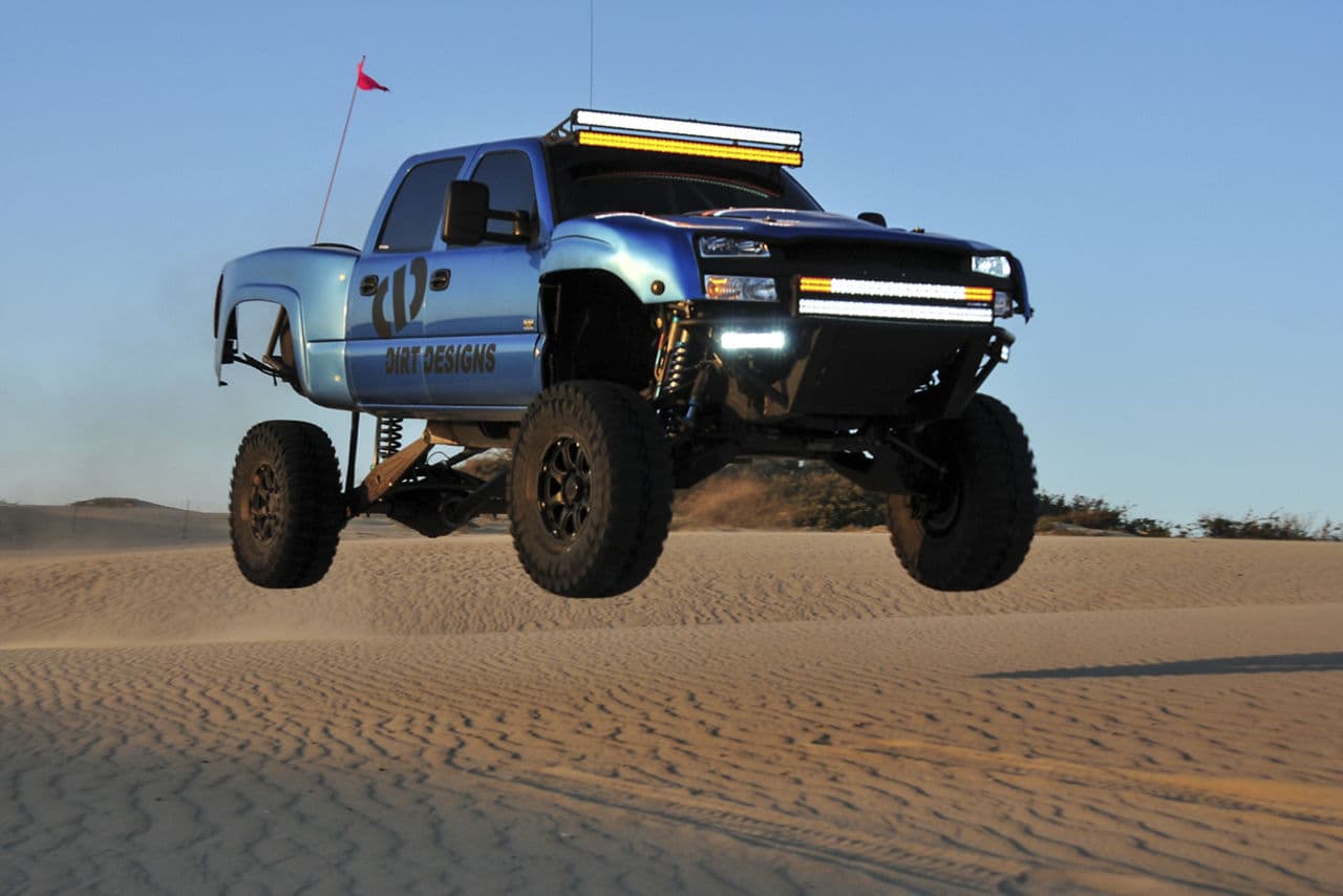 Rear view of 2006 Chevrolet Silverado 2500 with truck suv wheels