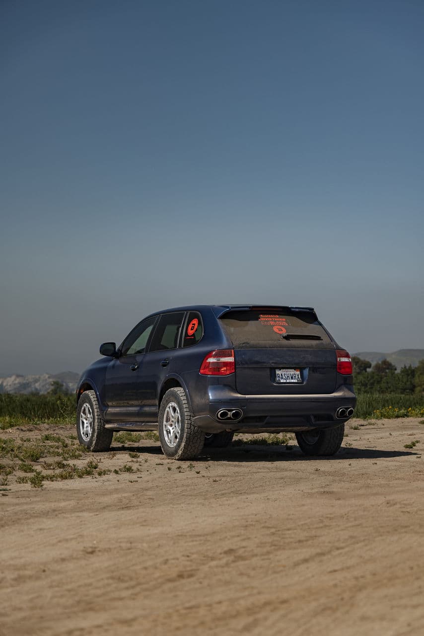 Detail view of 2007 Porsche Cayenne with wheels