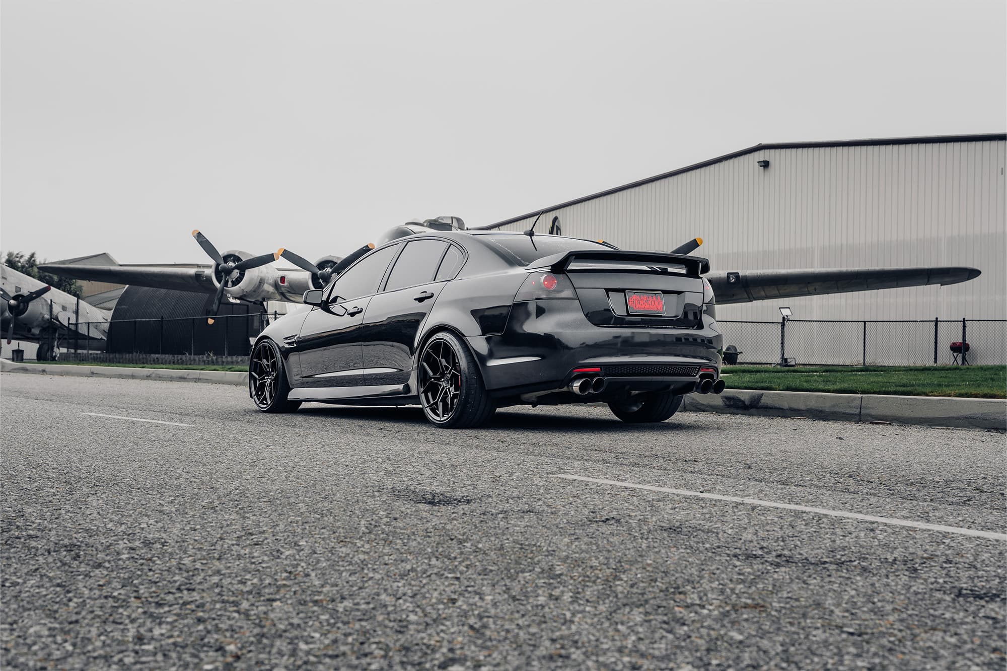 2008 Pontiac G8 — lowering springs, side profile