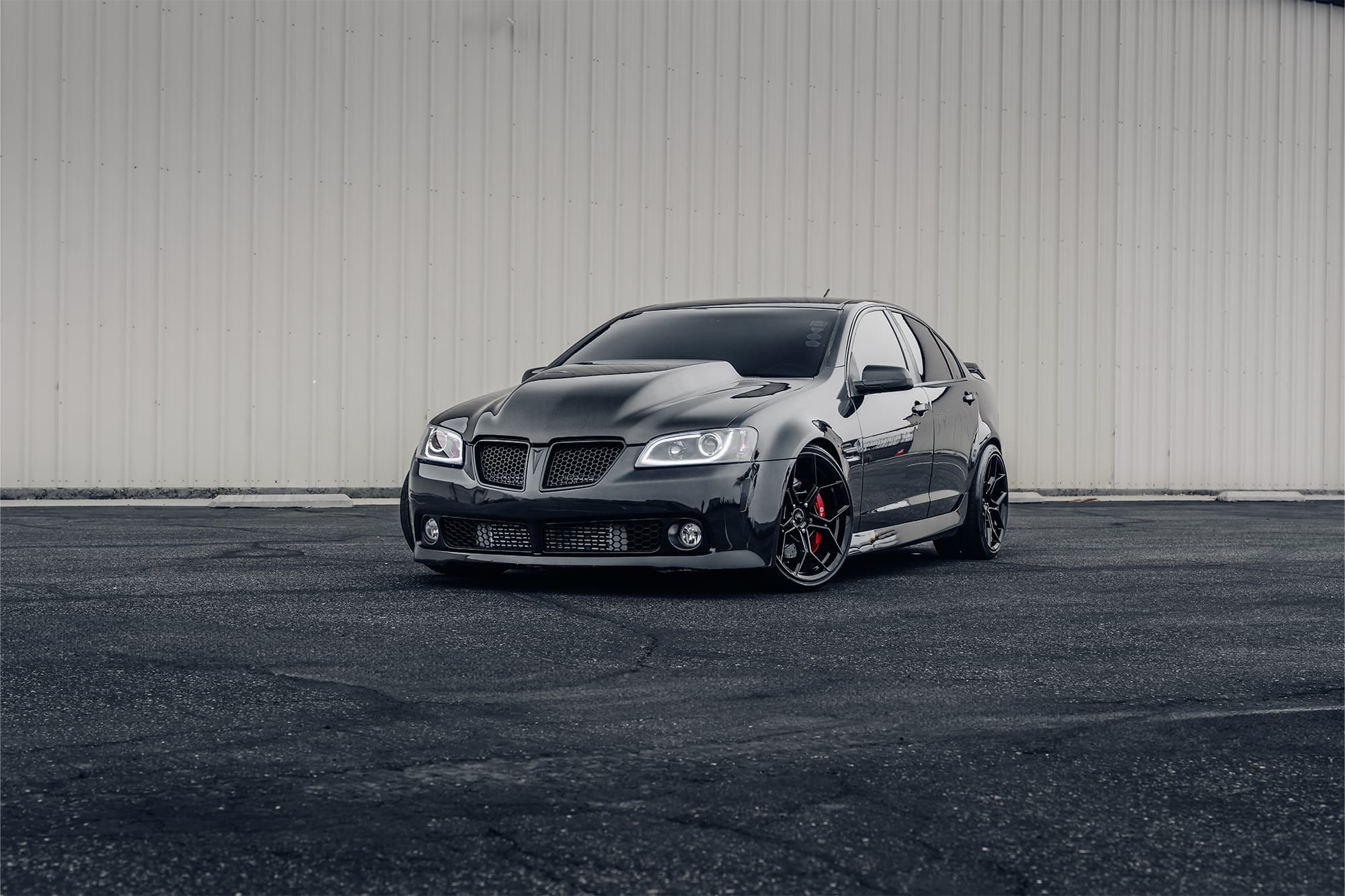 2008 Pontiac G8 — lowering springs, detail view