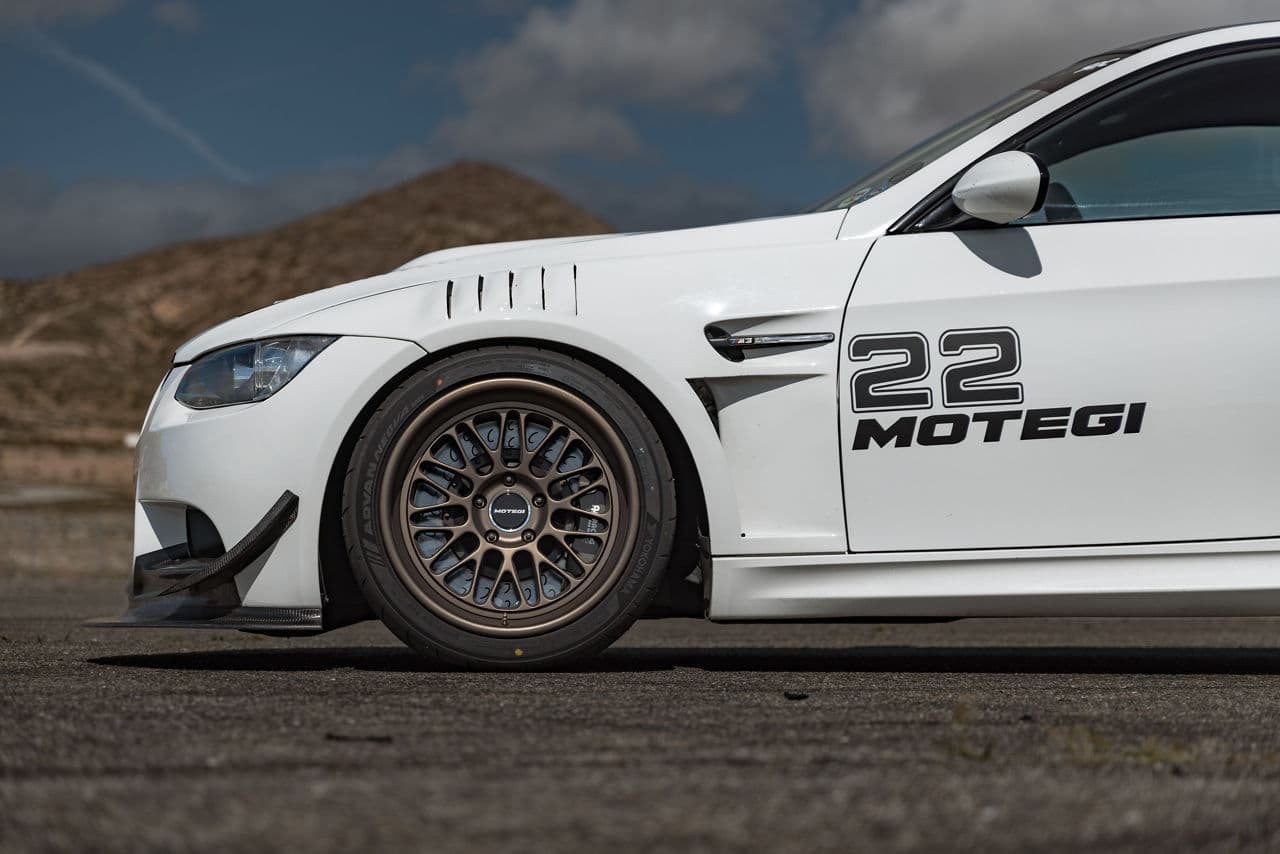 Interior of 2010 BMW M3 with tuner wheels