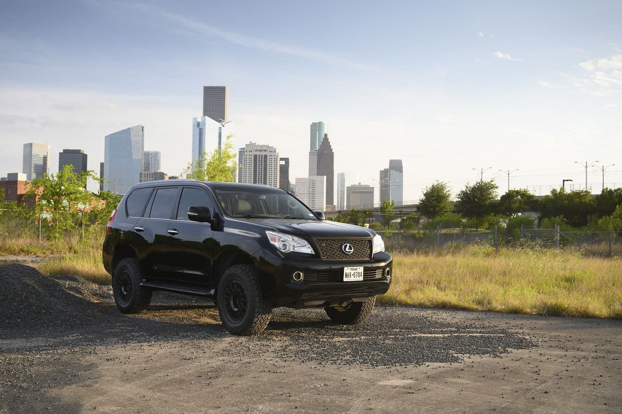 Rear view of 2010 Lexus GX470 with truck suv wheels