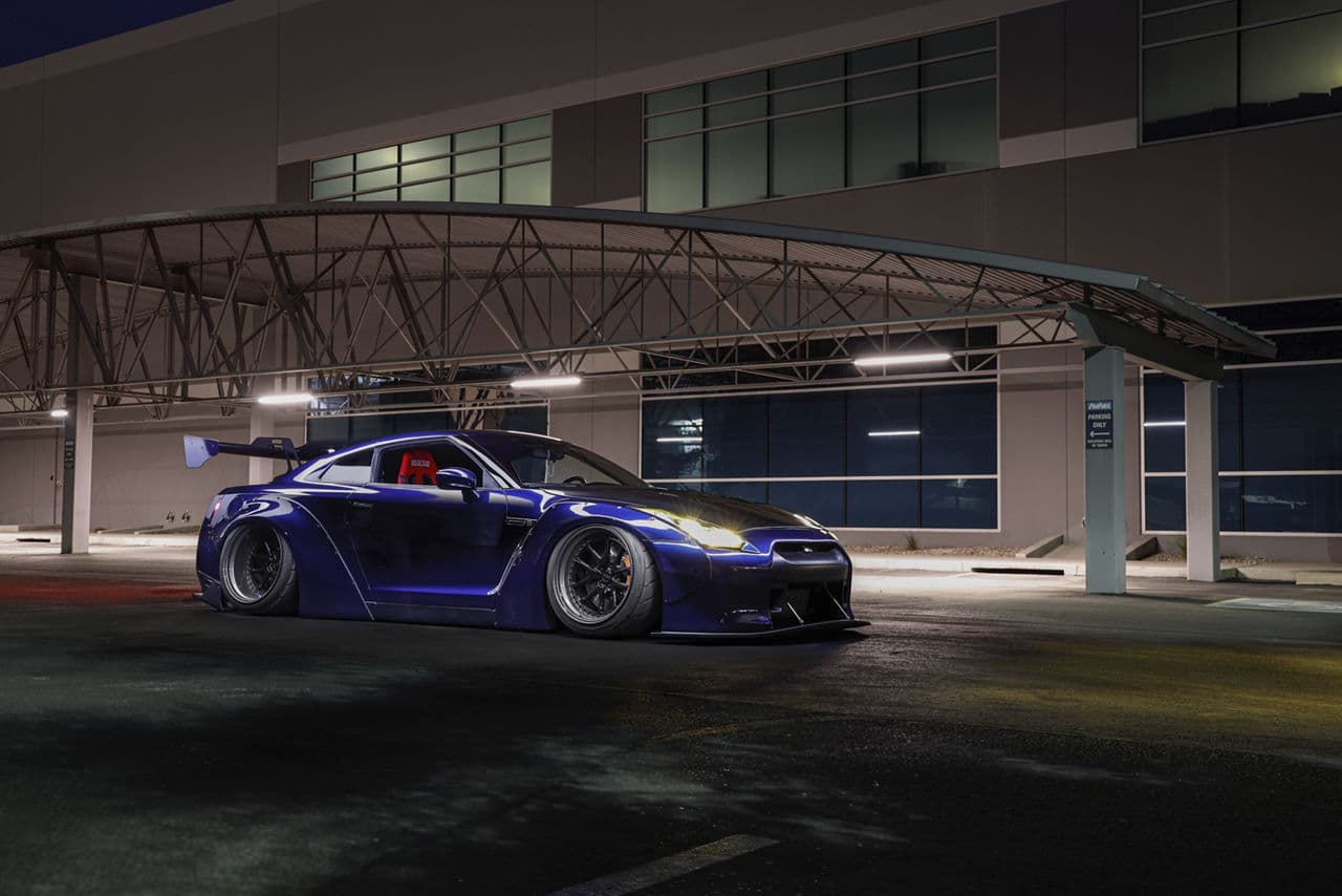 Front view of 2010 Nissan GT-R with wheels