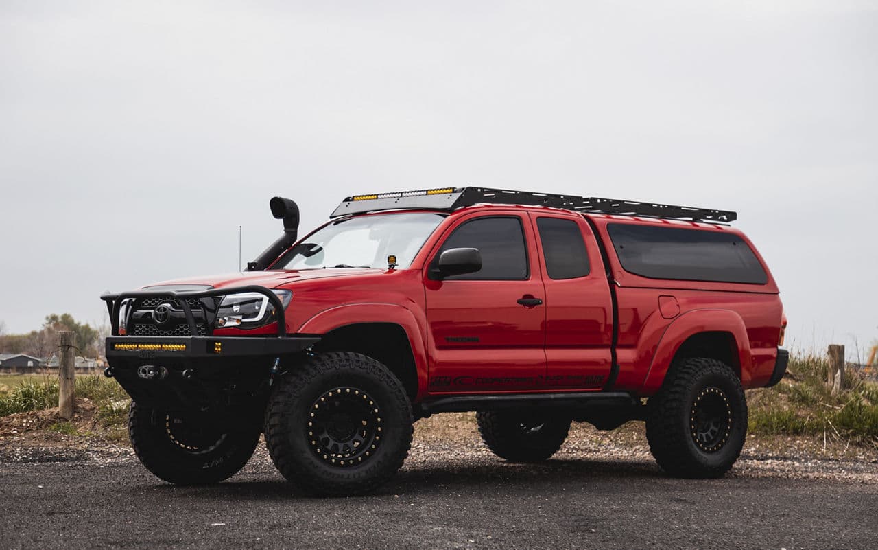 Interior of 2010 Toyota Tacoma with truck suv wheels