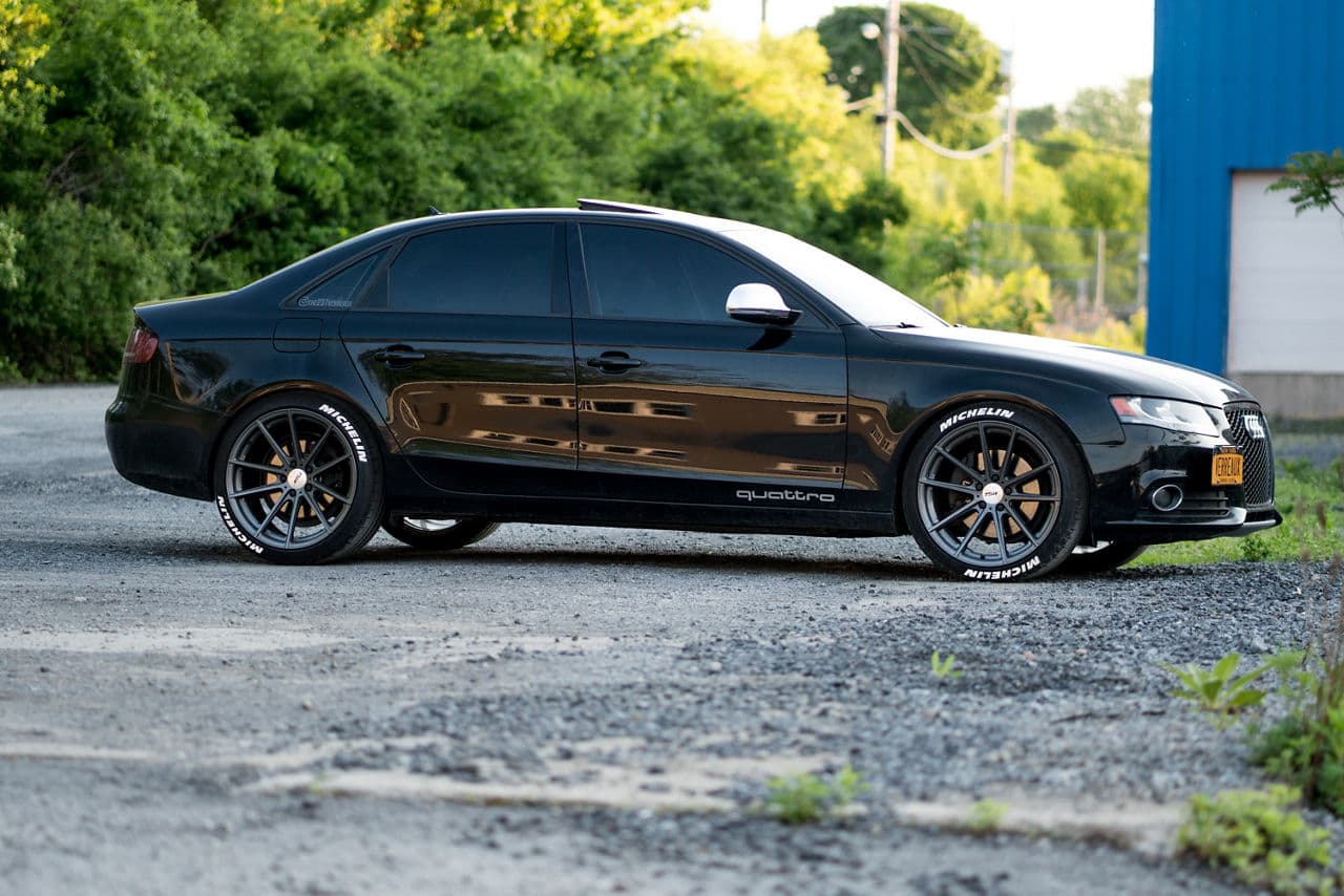 Front view of 2011 Audi A4 with wheels