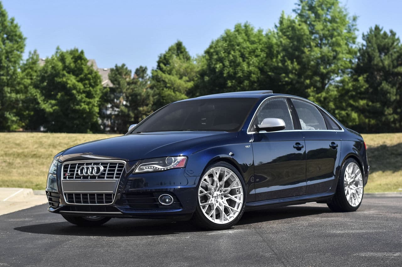Front view of 2011 Audi S4 with wheels