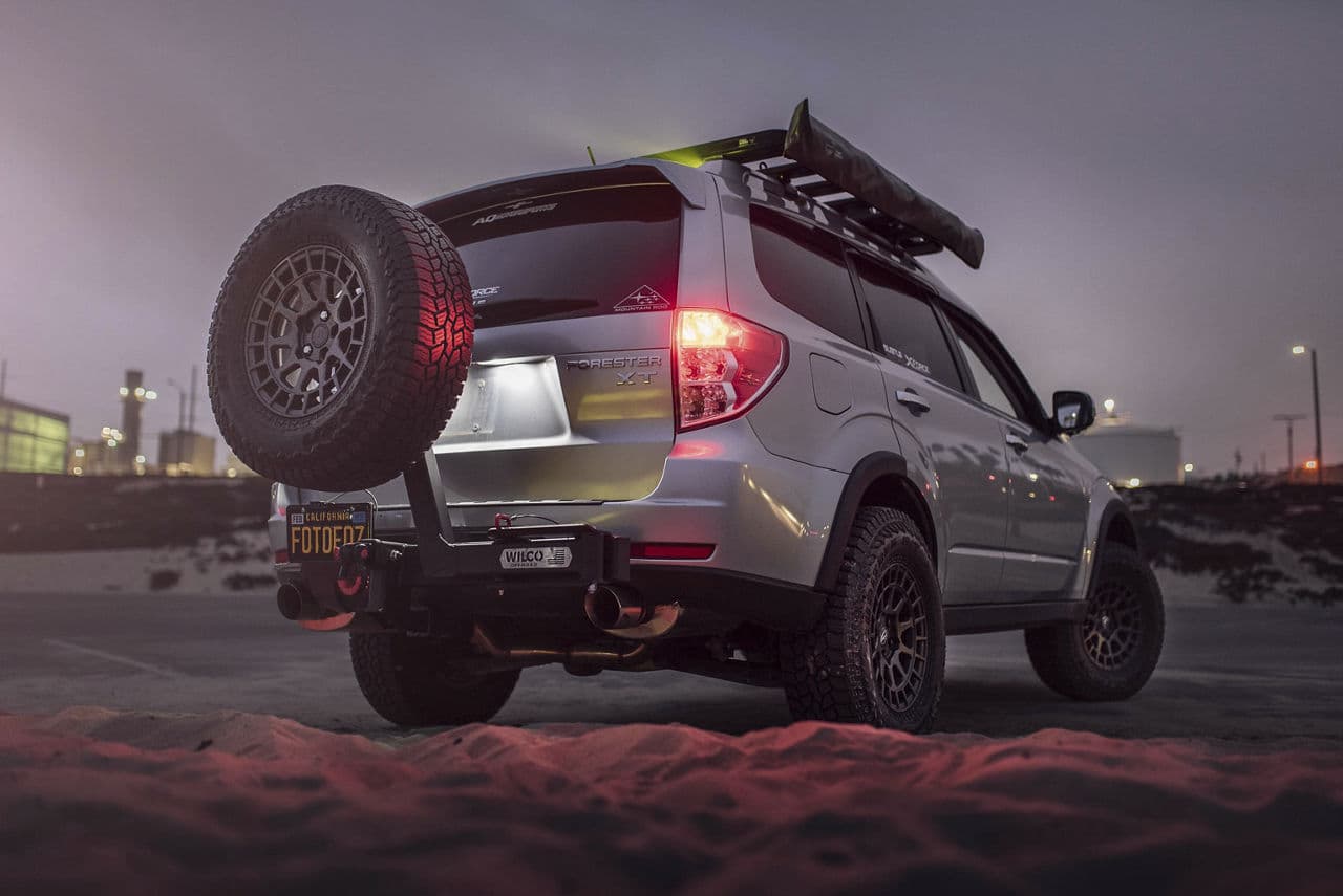 Interior of 2011 Subaru Forester with wheels