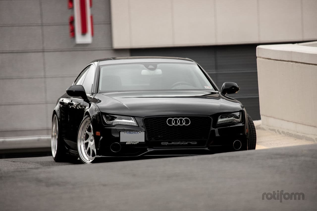 Rear view of 2012 Audi A7 with wheels