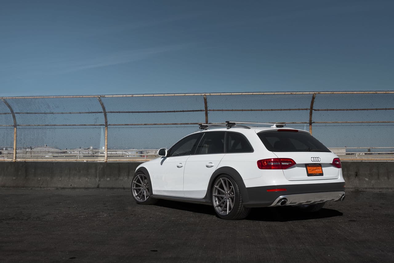 Rear view of 2012 Audi Allroad with wheels