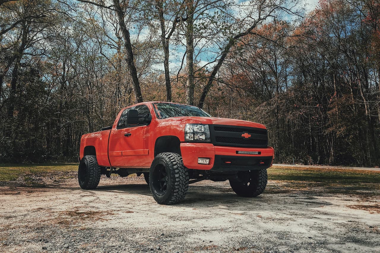 Front view of 2012 Chevrolet Silverado 2500 with truck suv wheels