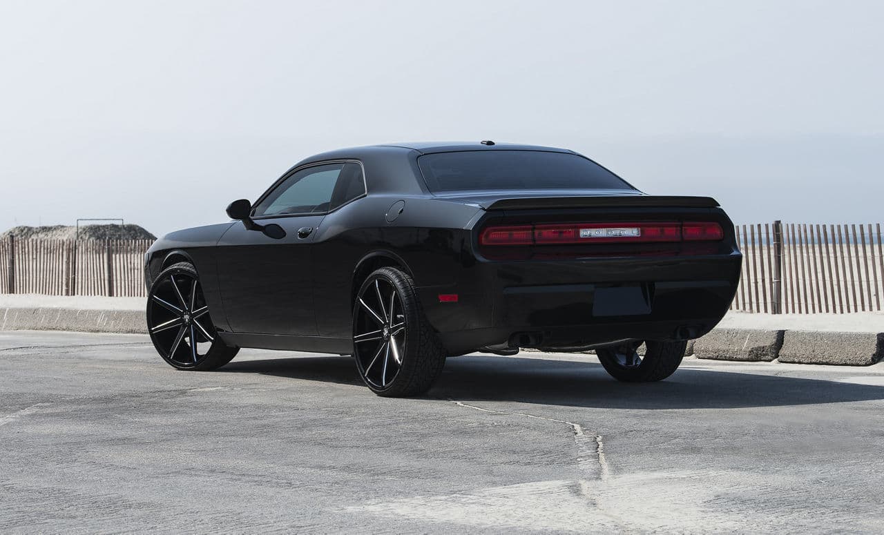 Front view of 2012 Dodge Challenger with wheels
