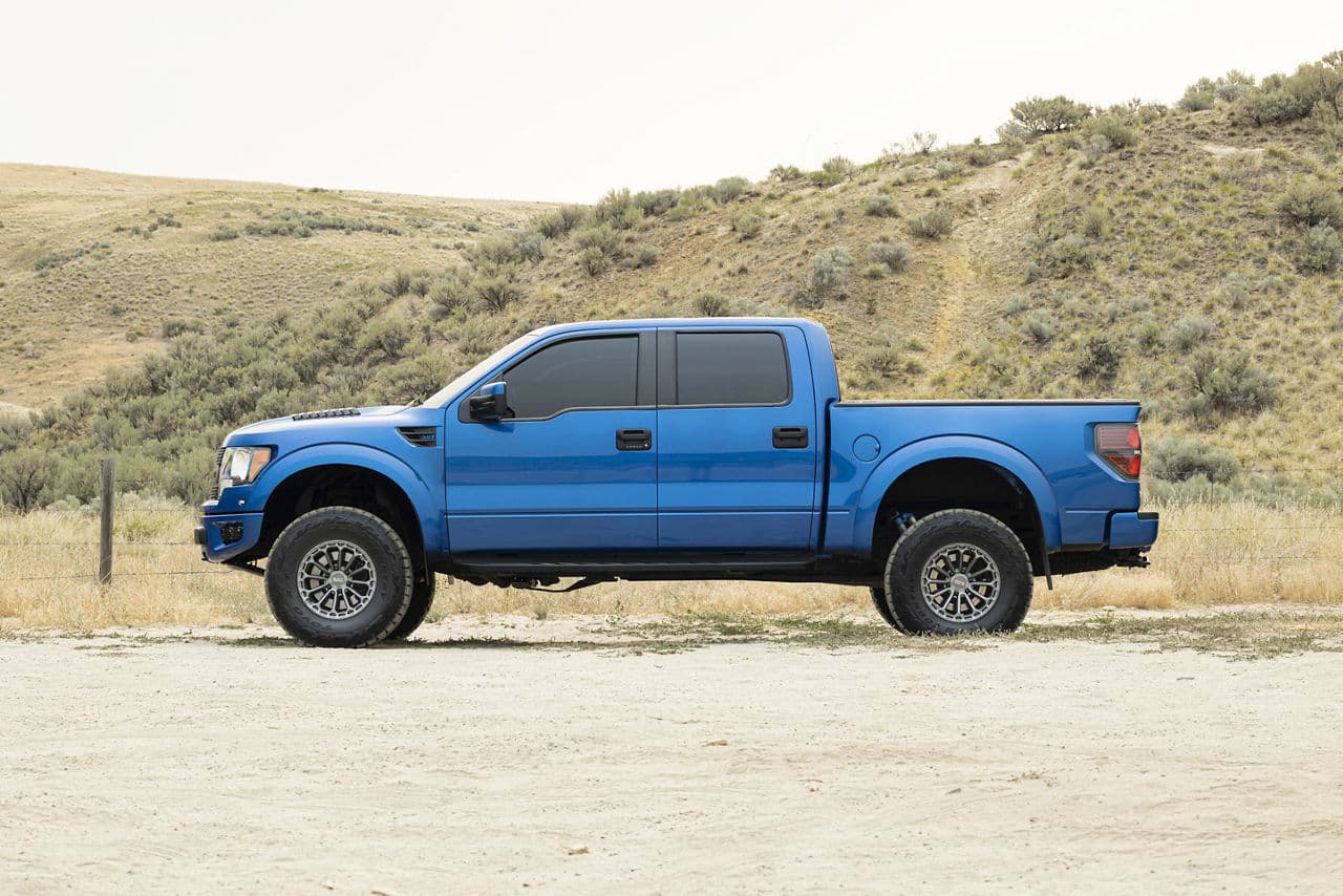 Interior of 2012 Ford F150 Raptor with truck suv wheels