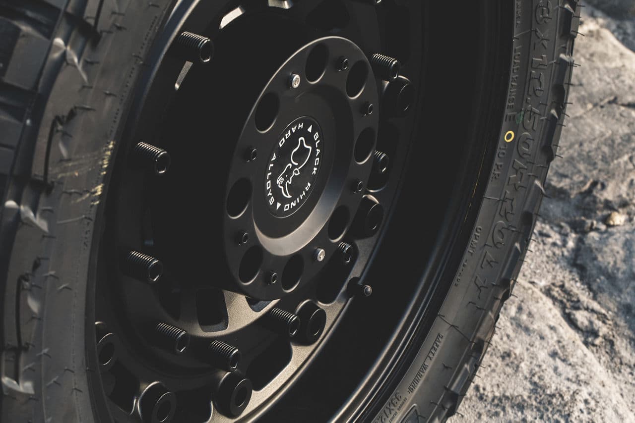 Side profile of 2012 Ford F250 with truck suv wheels