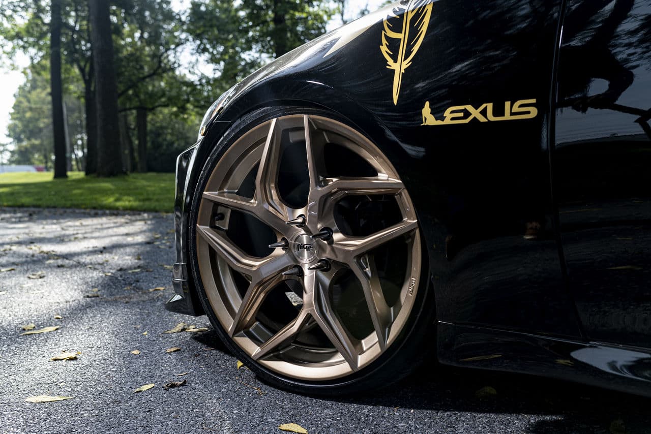 Rear view of 2012 Lexus IS250 with wheels
