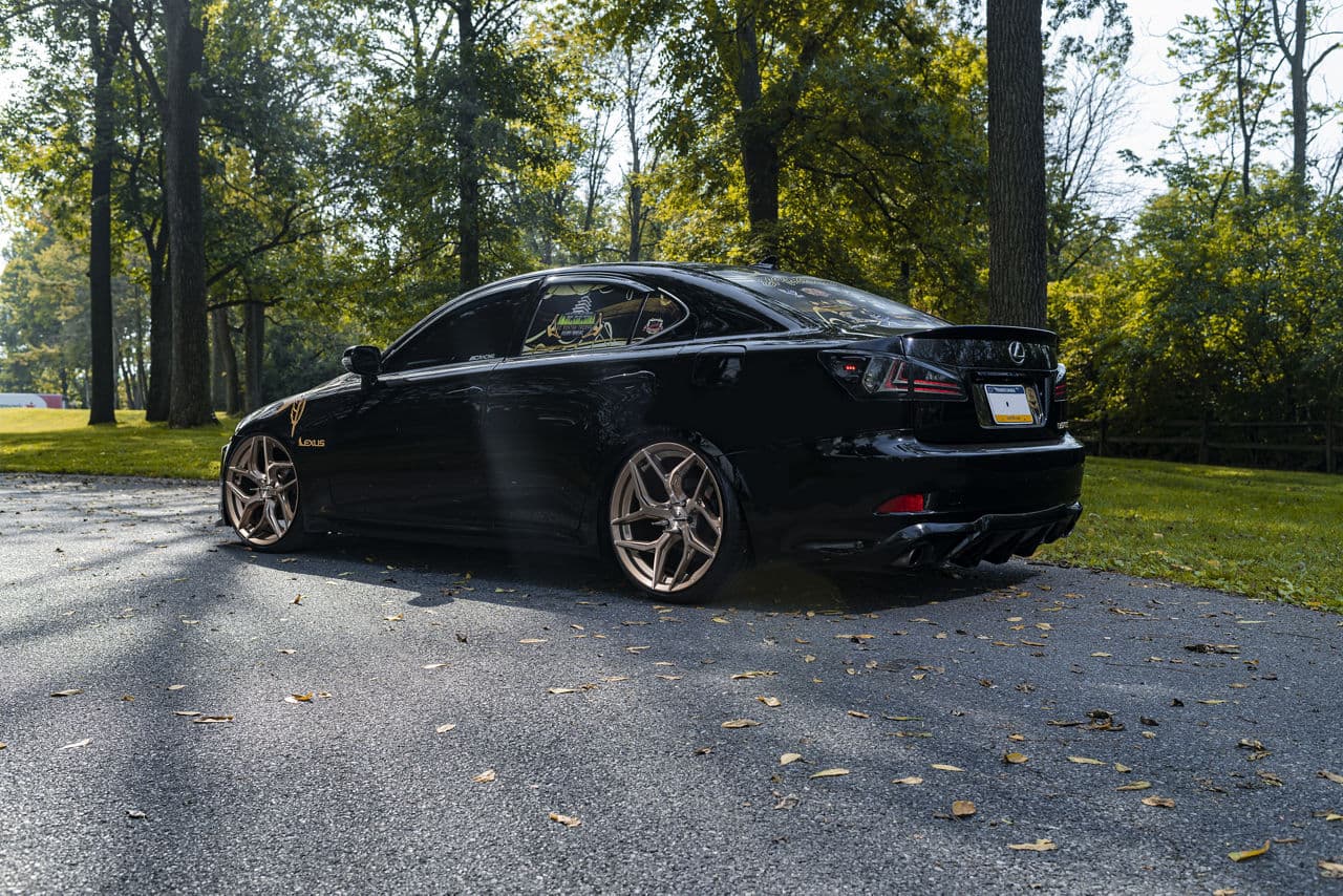 Interior of 2012 Lexus IS250 with wheels
