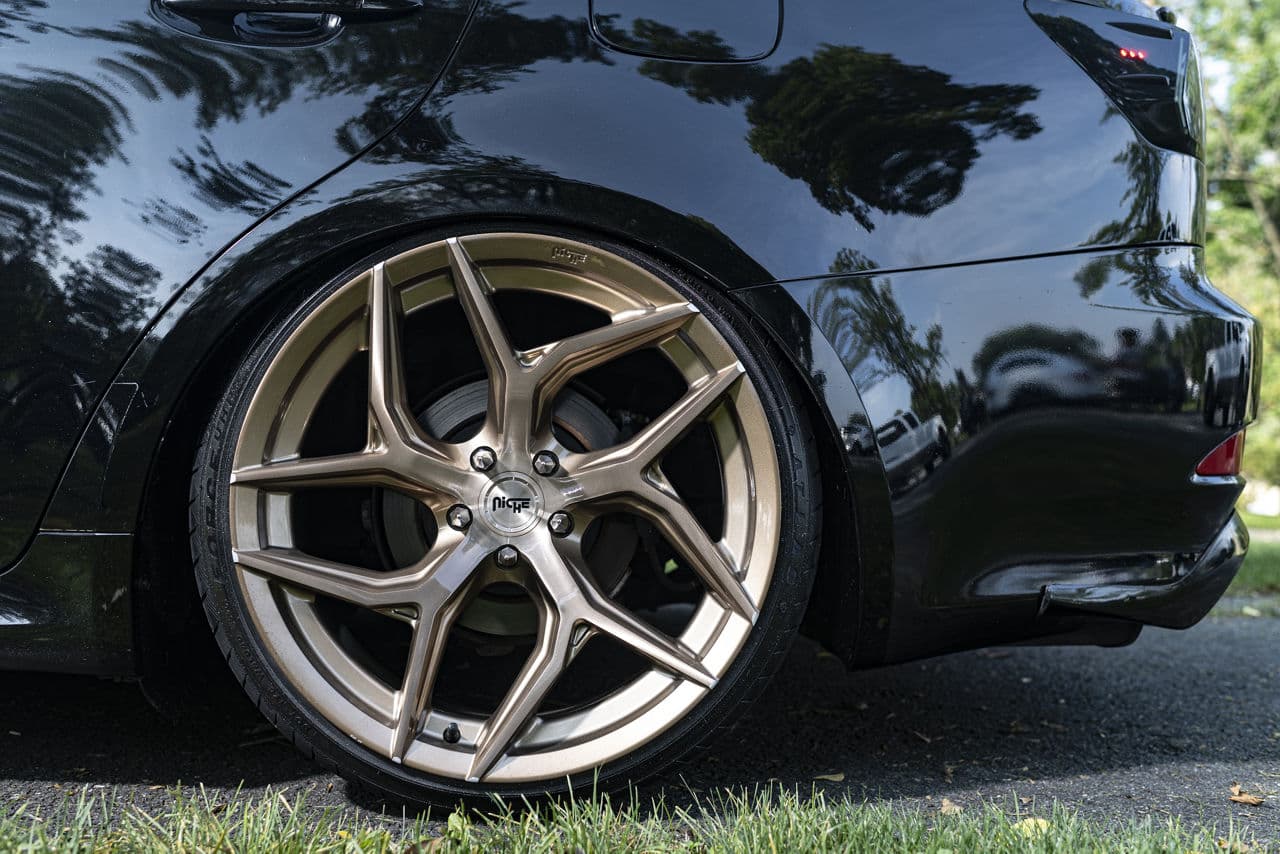 Detail view of 2012 Lexus IS250 with wheels