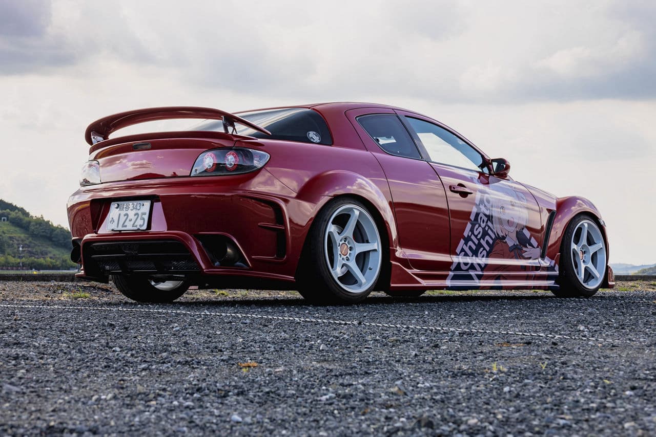 Rear view of 2012 Mazda RX-8 with wheels