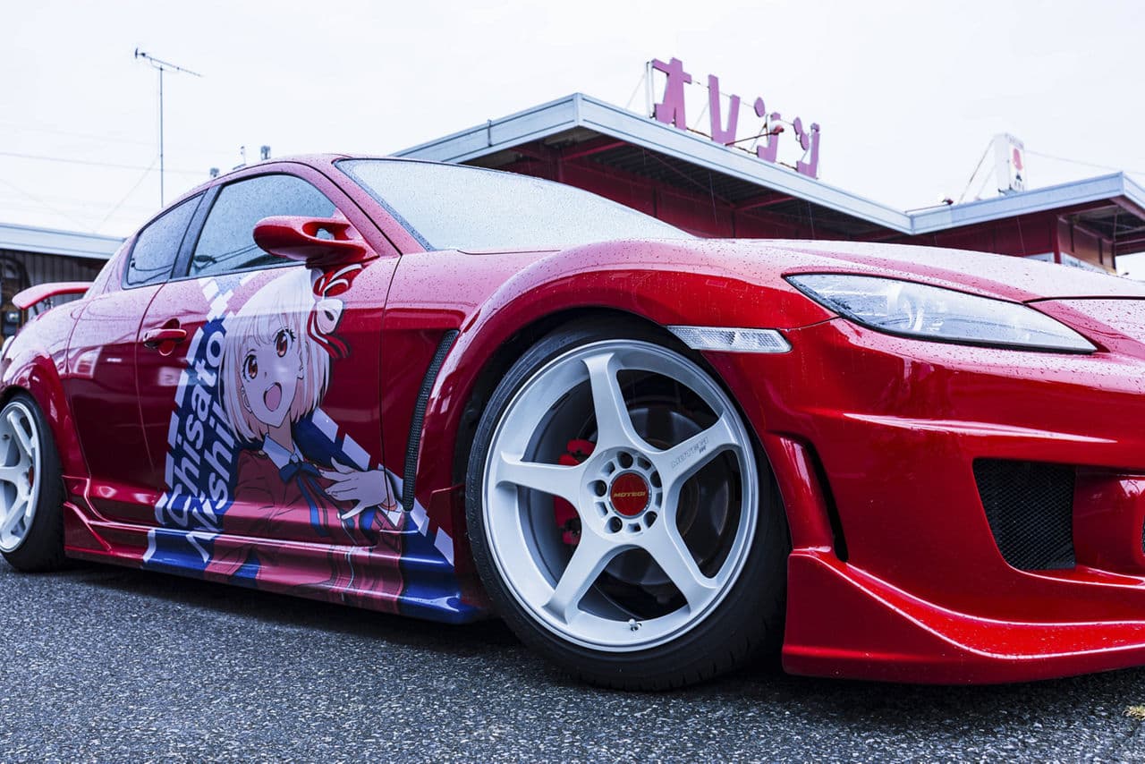 Interior of 2012 Mazda RX-8 with wheels