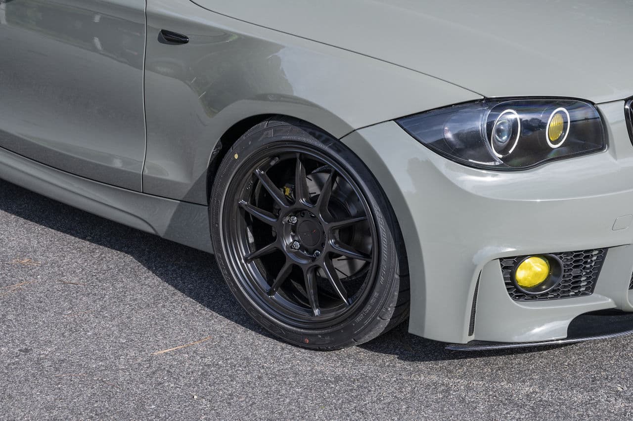Rear view of 2013 BMW 128i with wheels