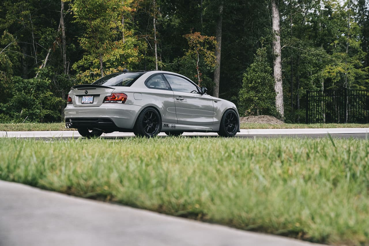 Interior of 2013 BMW 128i with wheels