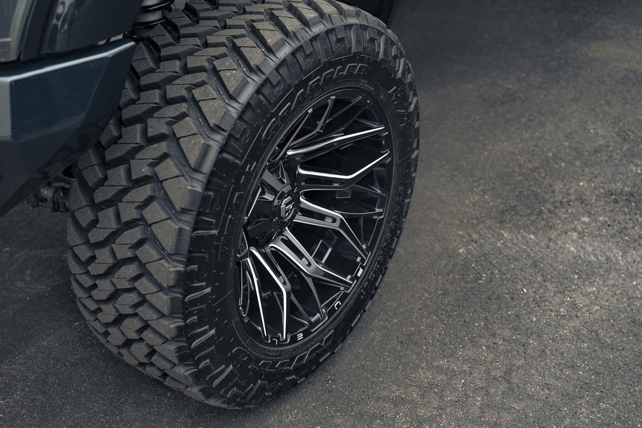 Interior of 2013 Ford F250 with truck suv wheels
