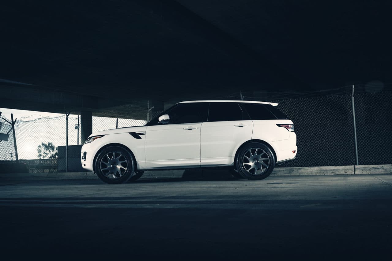 Rear view of 2013 Land Rover Range Rover with wheels