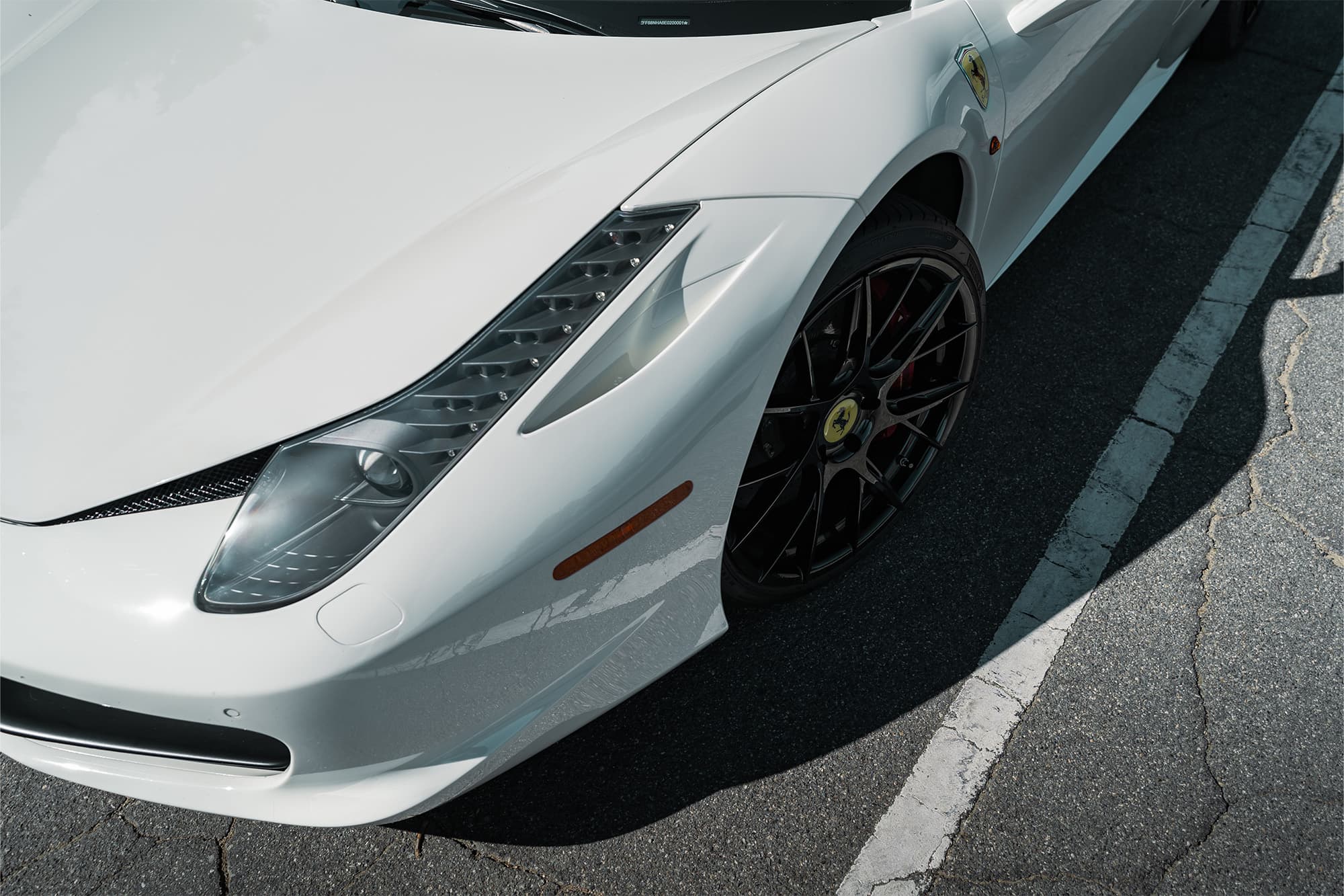 2014 Ferrari 458 Italia — wheels, interior
