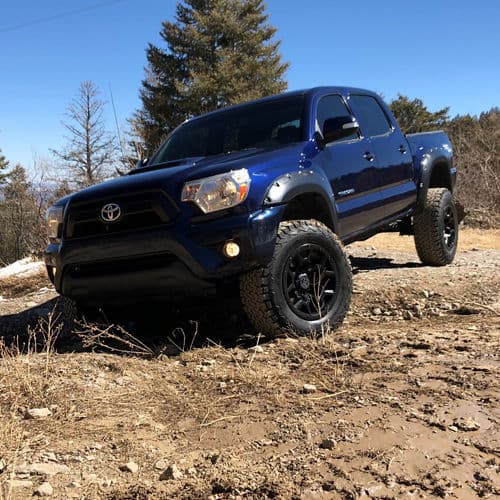 Interior of 2014 Toyota Tacoma with truck suv wheels