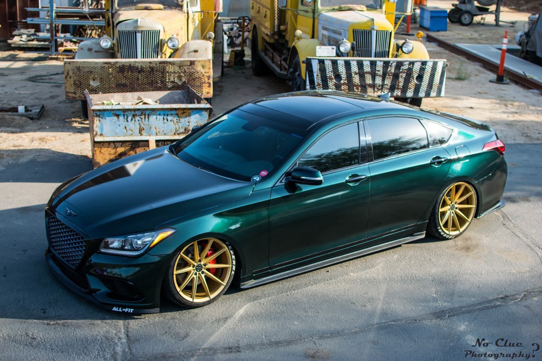 2015 Hyundai Genesis — truck lift kits, side profile