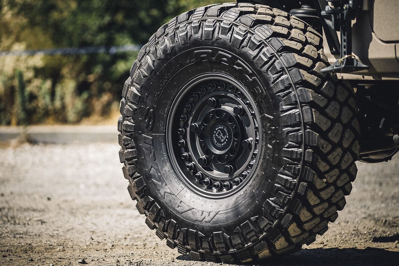 Detail view of 2015 Jeep Wrangler Unlimited with wheels