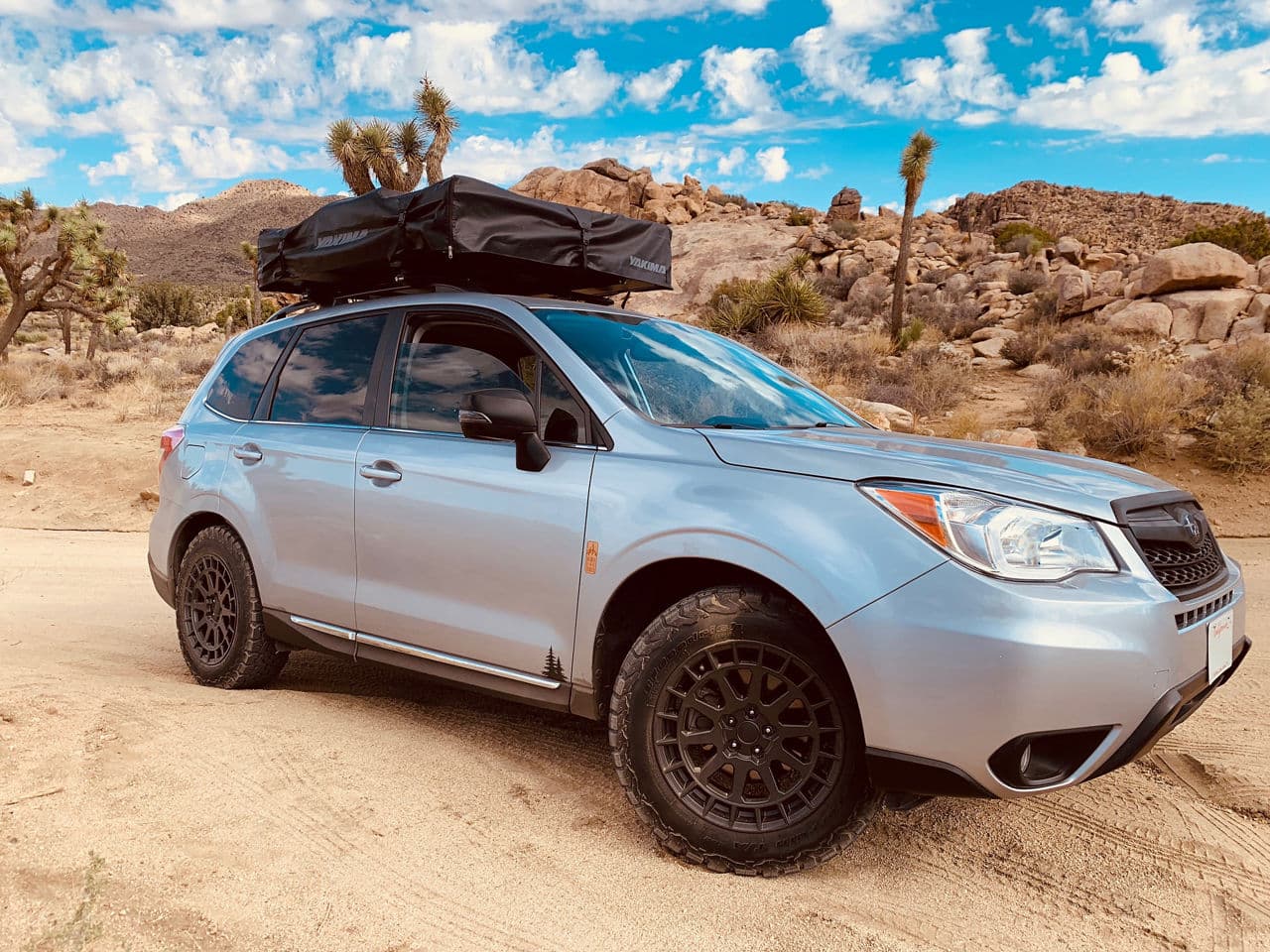Front view of 2015 Subaru Forester with wheels