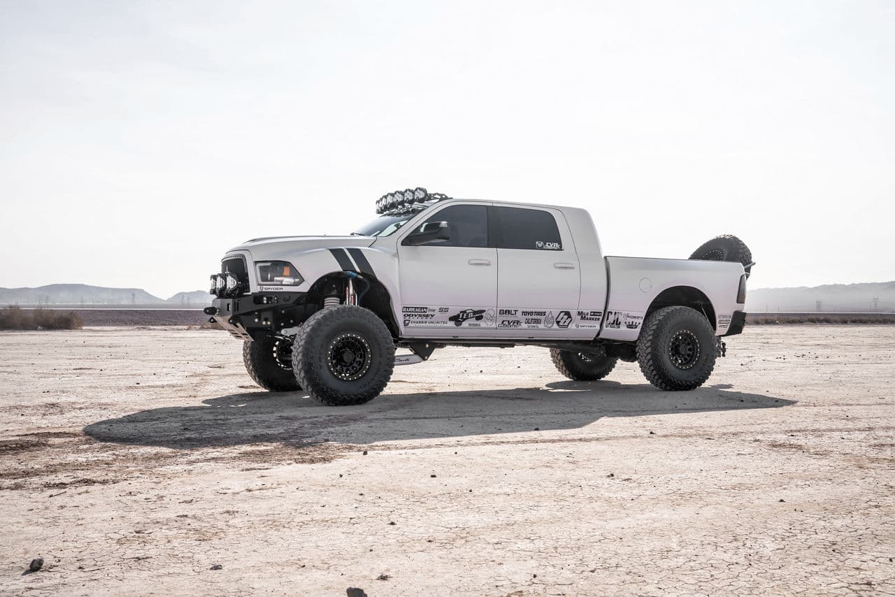Side profile of 2016 Dodge Ram 2500 with truck suv wheels