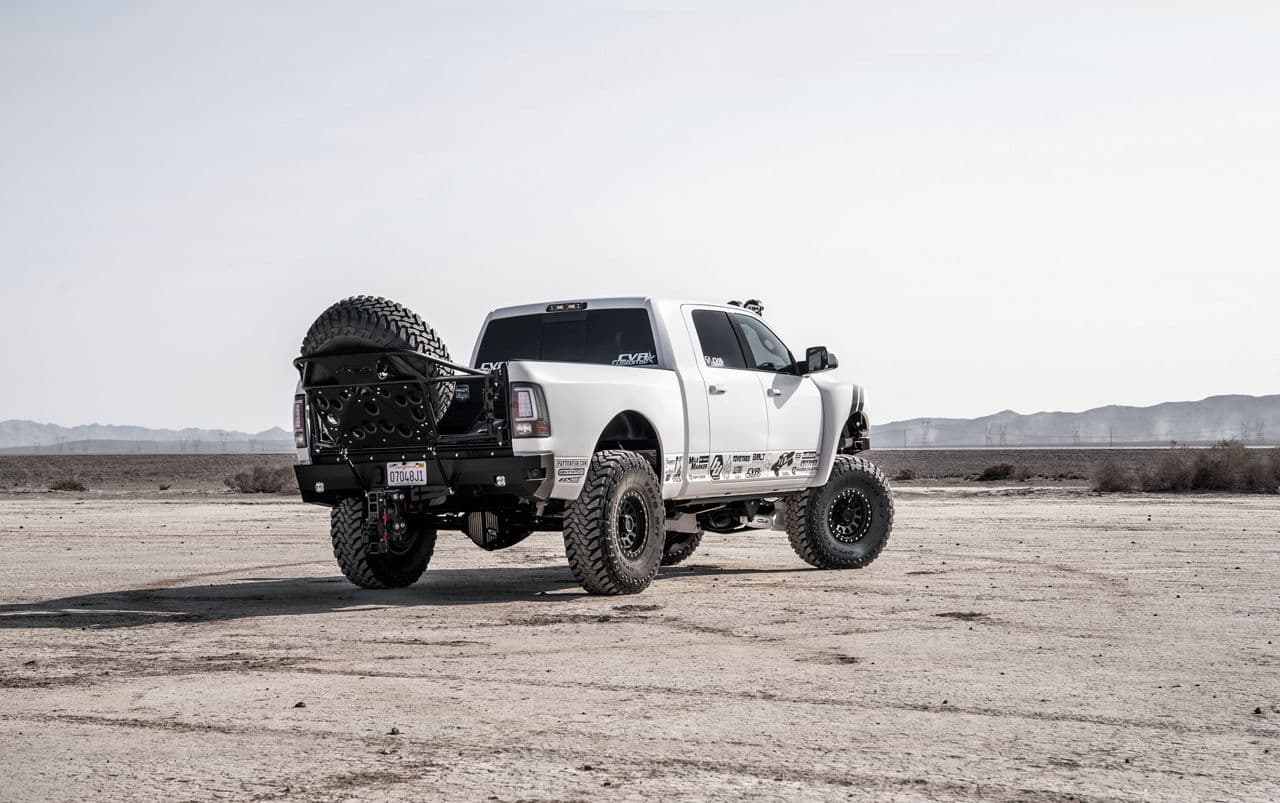 Rear view of 2016 Dodge Ram 2500 with truck suv wheels