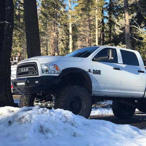 Detail view of 2016 Dodge Ram 2500 with truck suv wheels