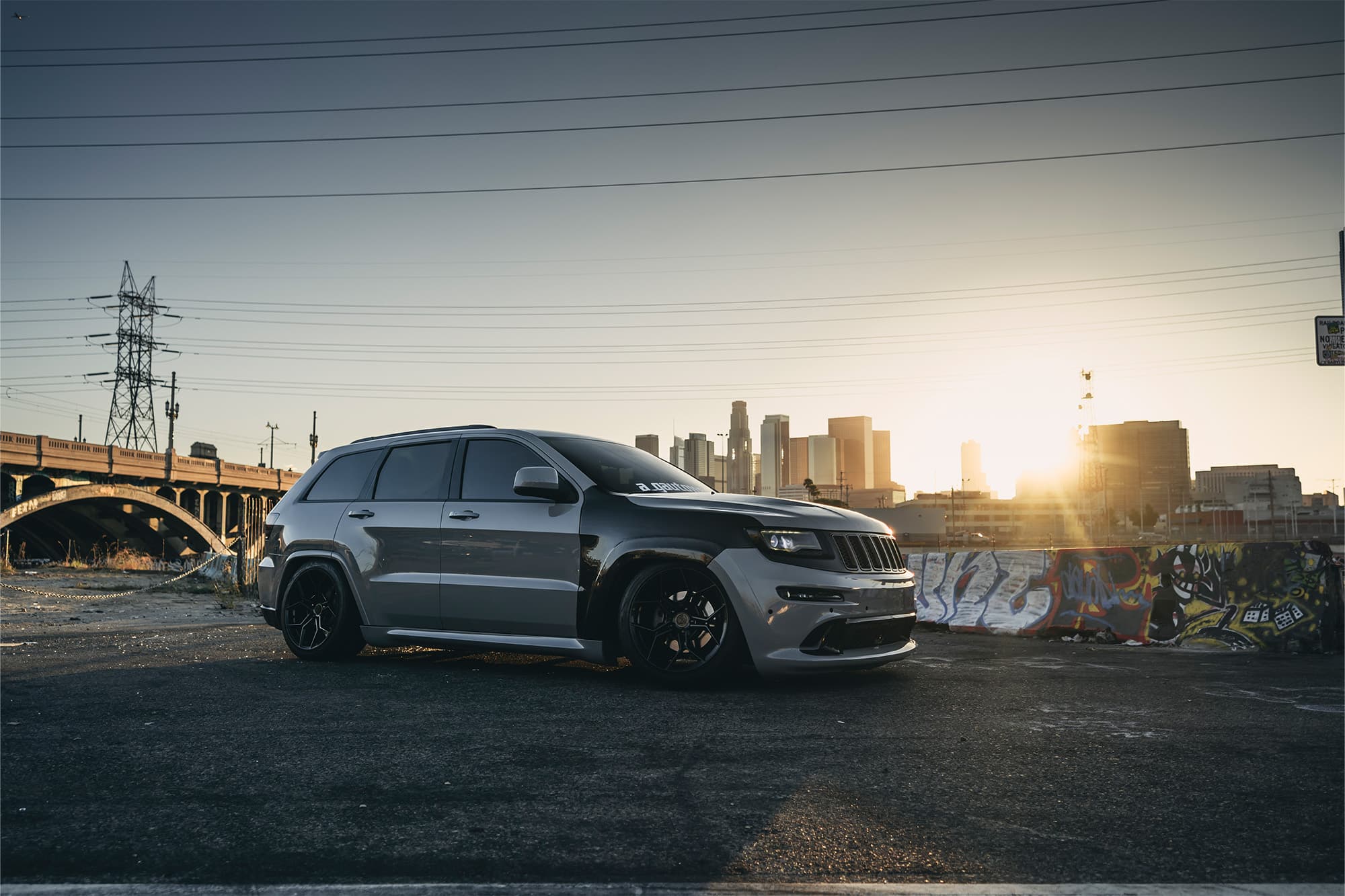 2016 Jeep Grand Cherokee SRT8 — custom build, rear view
