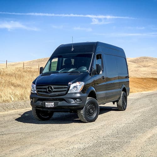 Detail view of 2016 Mercedes-Benz Sprinter with wheels