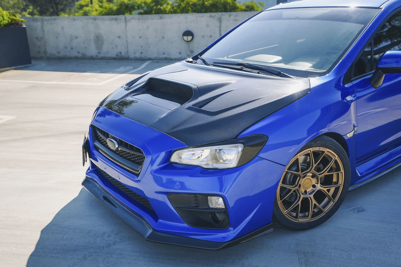 Detail view of 2016 Subaru WRX with wheels