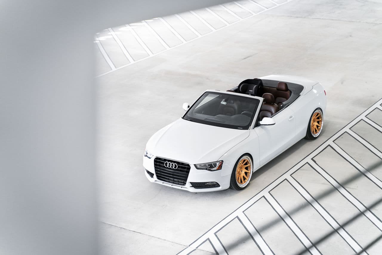 Detail view of 2017 Audi A5 with wheels