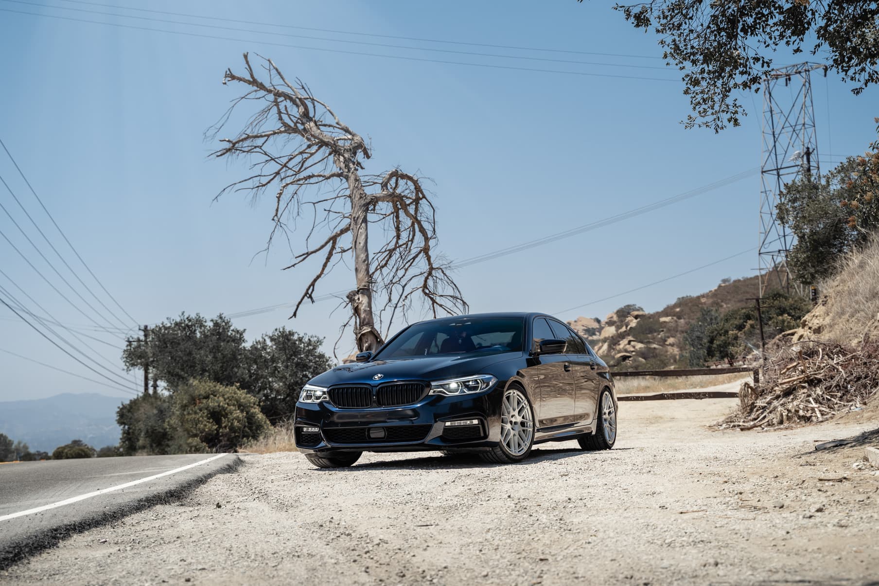 2017 BMW 530i M-Sport — custom build, rear view