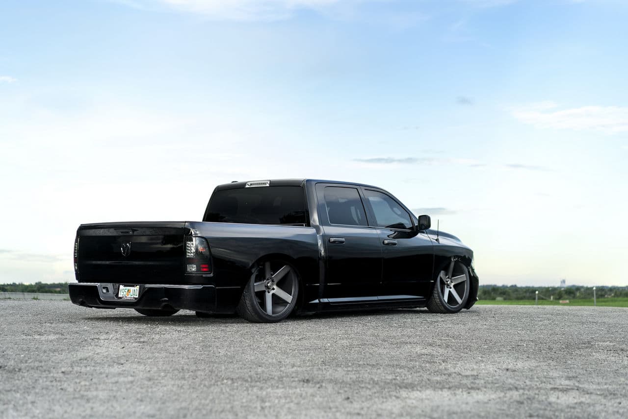 Interior of 2017 Dodge Ram with wheels